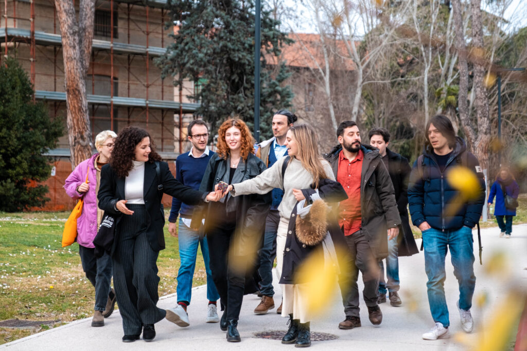 studenti al campus