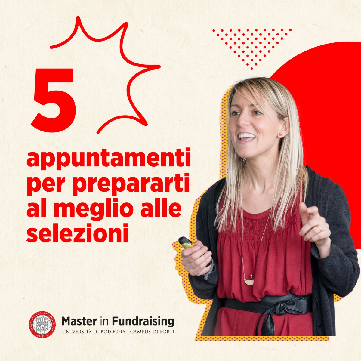 5 appuntamenti pre selezioni